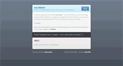 Desktop Screenshot of novalidate.com